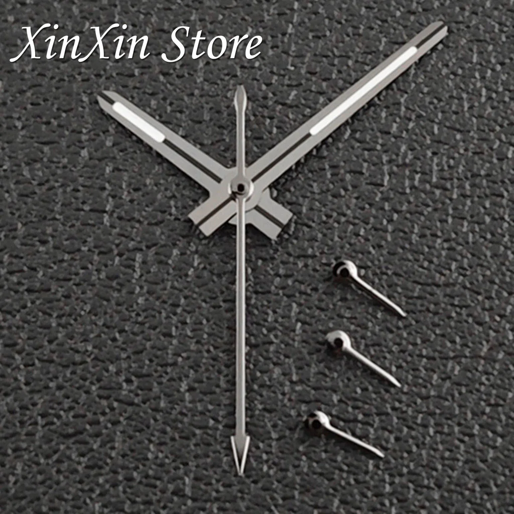 الفضة VK63 دايتونا ساعة الأيدي ل VK64 VK63A ساعة يد تعمل بالحركة إبرة الأيدي ل دايتونا VK63 6 الأيدي الأخضر مضيئة #4