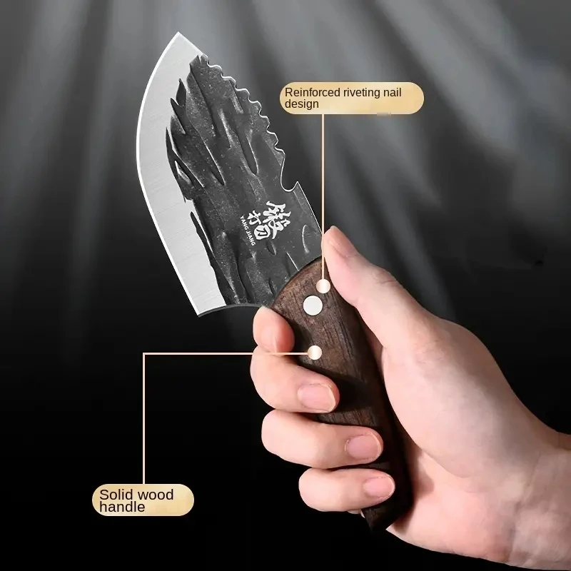 Mini fruit knife, household forged cutting vegetable knife, kitchen knife dormitory melon and fruit knife,outdoor portable knife