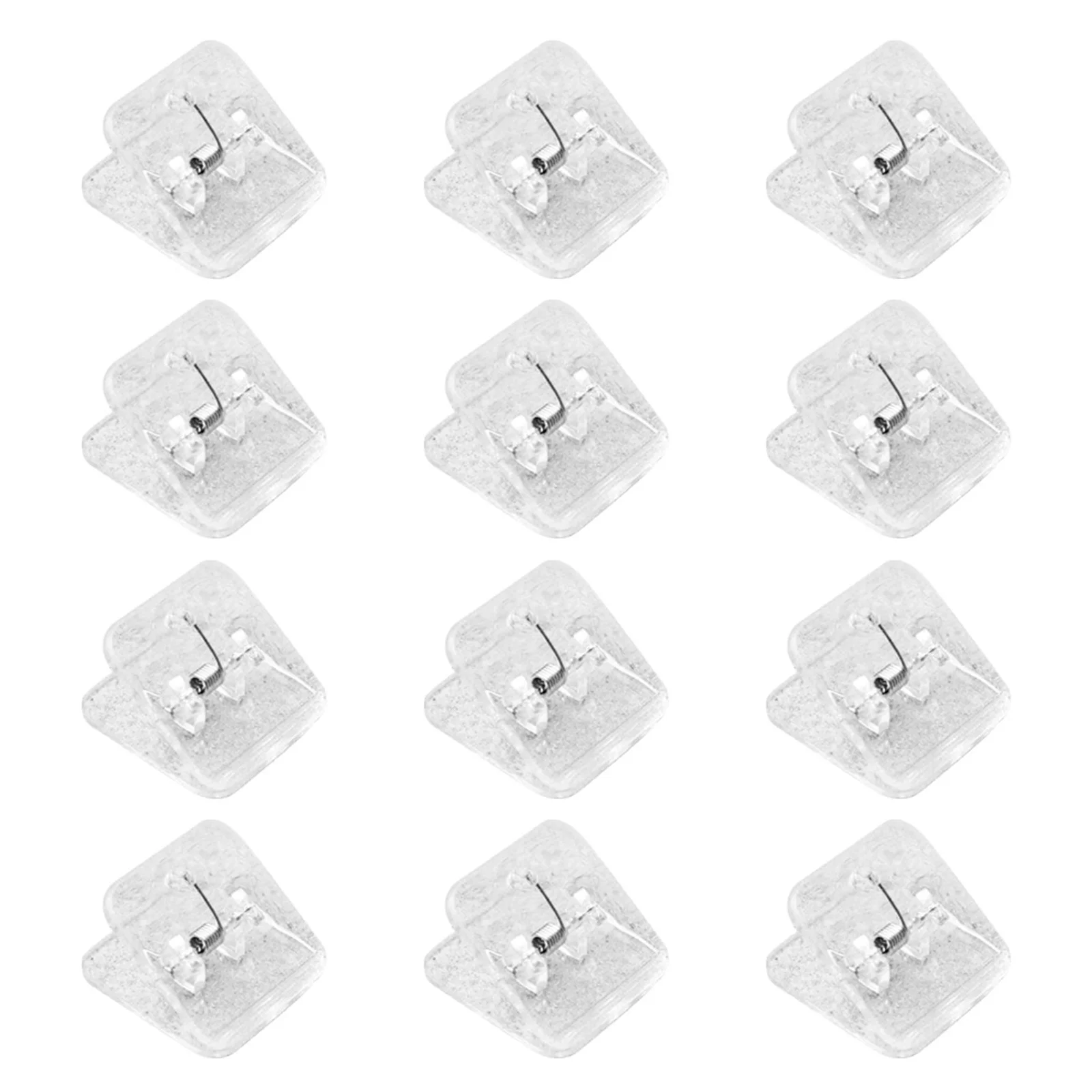 40Pcs Document Binder Clips Plastic Paper Clamps Strong Grip Office School File Organizer Paper Fastener Clips Reusable