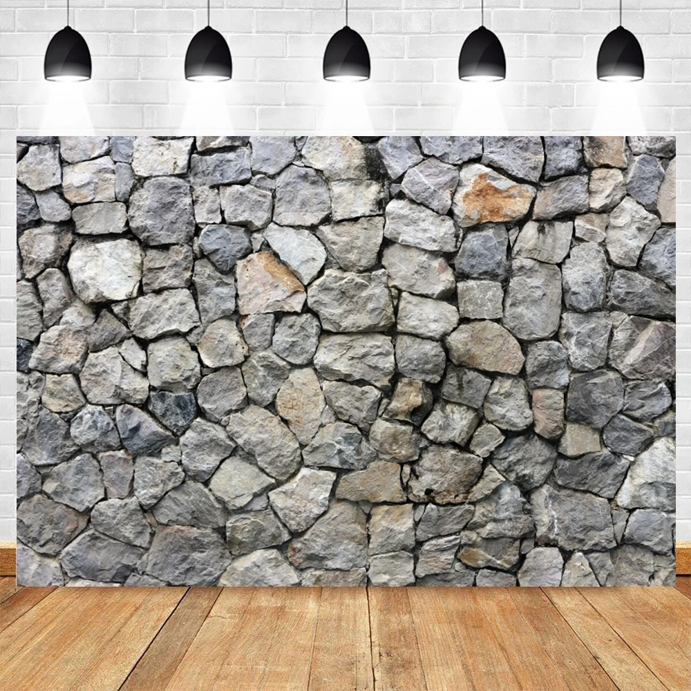 Stone Floor Photography Backdrop Dark Black Carbon Marble Surface Texture Pattern Indoor Baby Shower Background Photo Studio