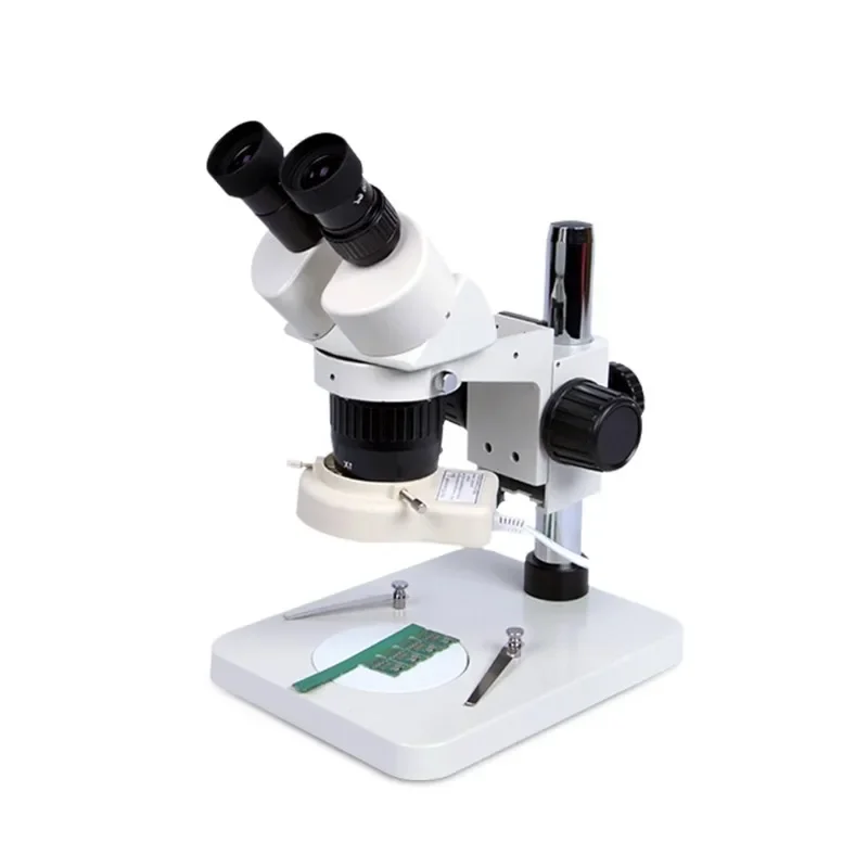 Microscope binocular three lens 3.5-180x 7-45X continuous zoom 20/40x electronic circuit board inspection mobile phone repair