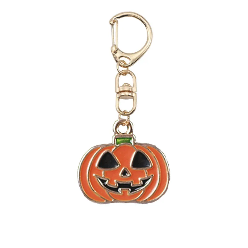 Halloween Keychain Pendant 1pc Pumpkin Ghost Graphic Retro Men And Women Dress Up Daily Accessories Fashion y2k Gift 2024