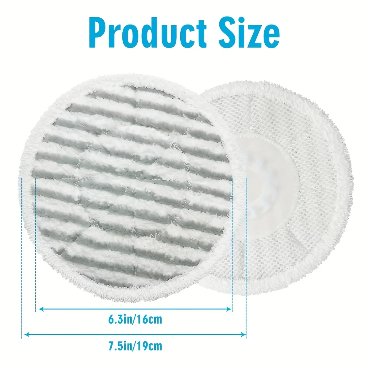 6 Pcs Replacement Shark Steam Mop Mat S7020 S7000 S7001 Steam & Scrub All-in-One Scrub Hard Floor Steam Mop Accessories