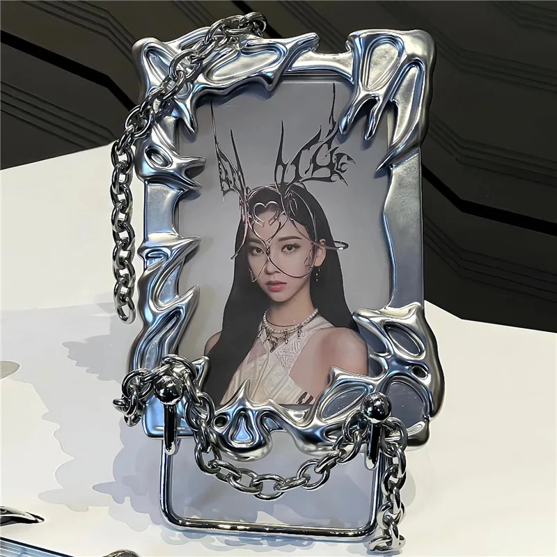 NEW Photocard Frame Photo Card Supplies Shaped Card Holder Small Card Holder Cool Kpop Card Packaging Supplies Idol Photo Frame