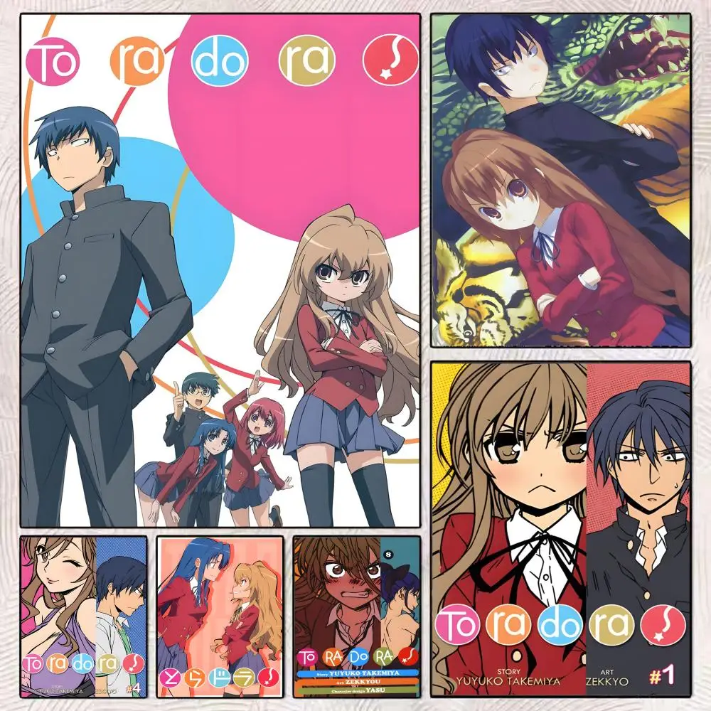 A-Anime Toradora! Poster, Kunstposter, Filmmotiv, Wanddekoration für Familien- und Kinderzimmer, Druck, Geschenk