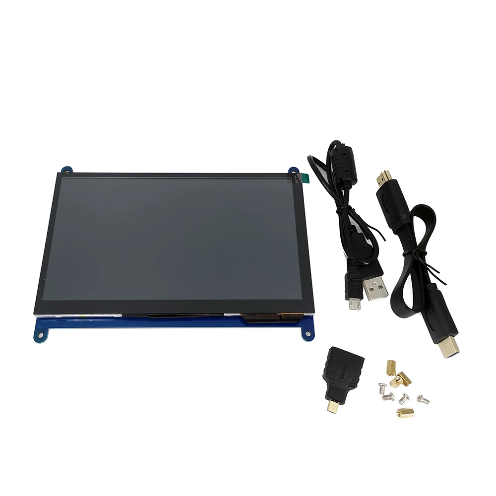 Touchscreen capacitivo USB da 7 pollici 1024 * 600 IPS TFT LCD P + G Raspberry Pi 3 4 Modulo display touch
