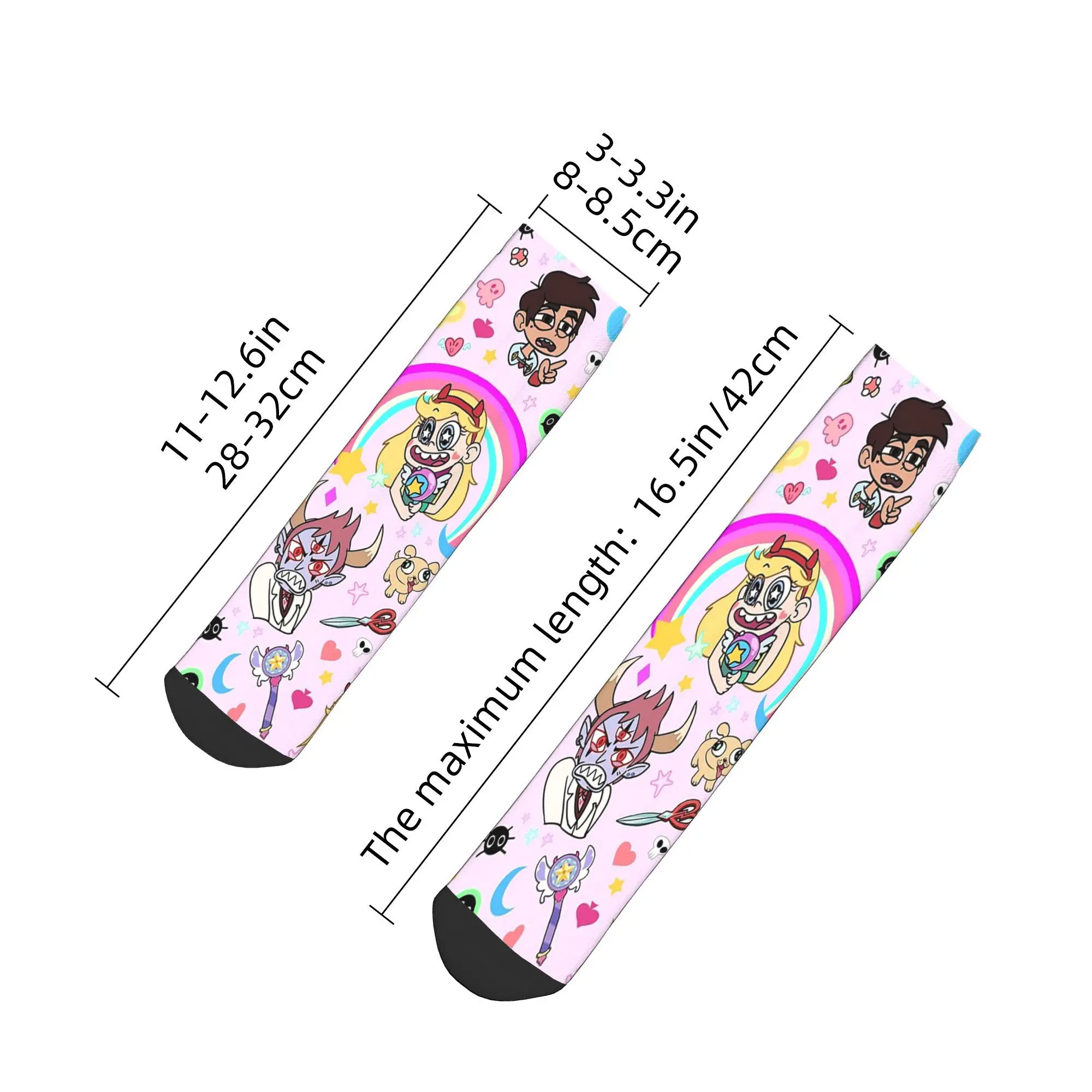 جميع المواسم نجمة مقابل قوالب الشر! بطانية الجوارب المتناثرة سوبر لينة طاقم الجوارب جوارب الموضة للرجال النساء الهدايا #2