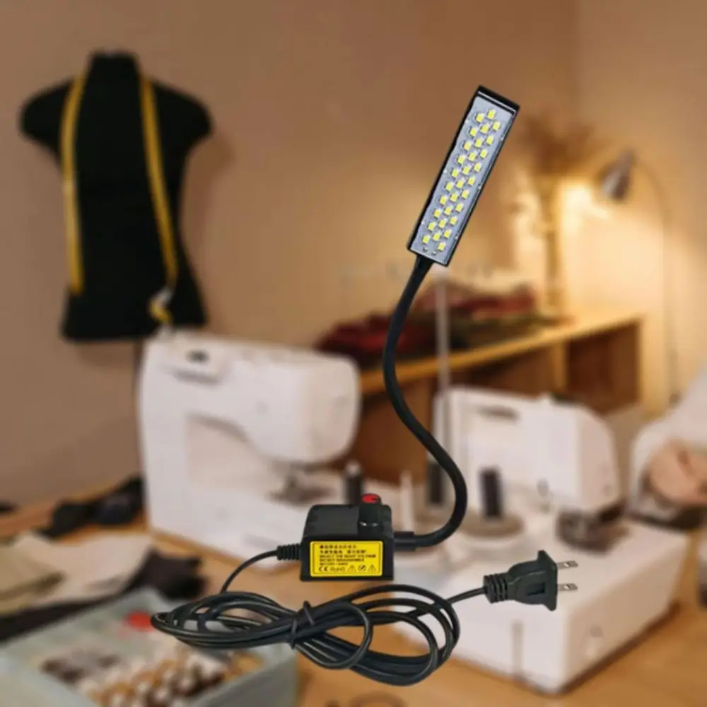 

30 LEDs Sewing Machine Light Dimmable Universal Hose LED Sewing Light Eye-protecting No Flicker Gooseneck Work Lamp