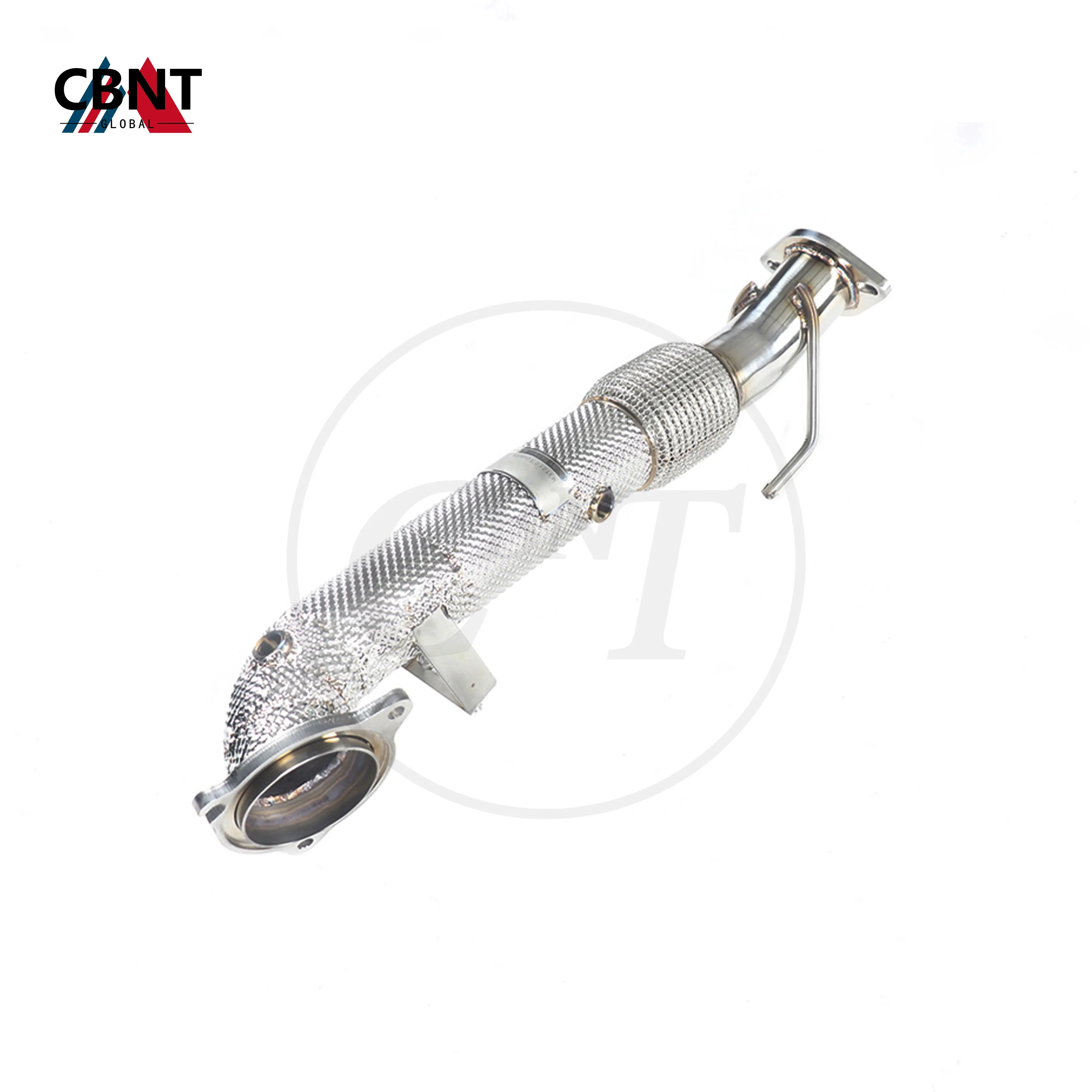 

CBNT for Ford Mondeo 2.0T Focus 1.5T Exhaust-headers with Catalytic Converter Downpipe with Heat Shield Performance Exhaust Pipe