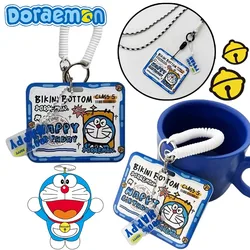 Cartoon Doraemon ID Card Holder Kawaii Access Control Card Cases for School Office Supplies Kids Bus Card Holder Stationeries