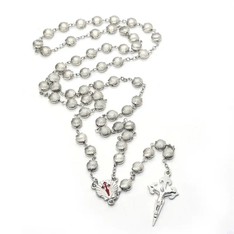 L43A Trend Shells Beads Necklace Versatile Jewelry Express Your Faith & Person with this Fashionable Accessory Gift