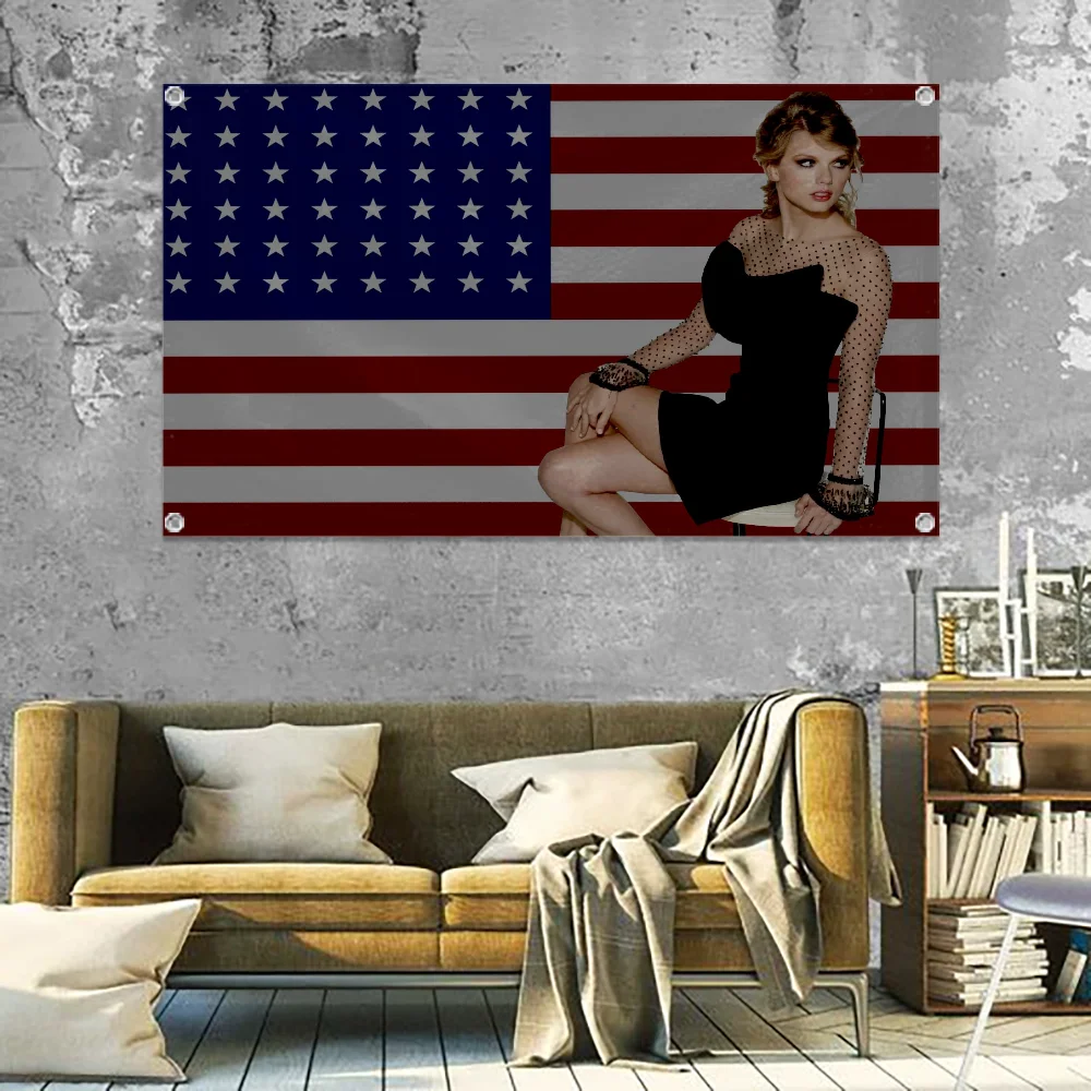 Flag Pride T-taylor Flag Flag to Hang Flags for Rooms Banner Flags for Bedrooms S-swift America Outdoor Decor Room Aesthetic