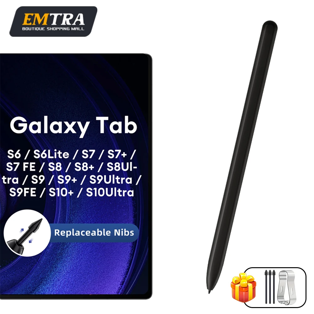 

EMTRA for Samsung Galaxy Tab S6 Lite S7 FE S8 Plus S9 Ultra Stylus for Samsung Pen with Pressure Sensing Eraser Touch Pen Pencil