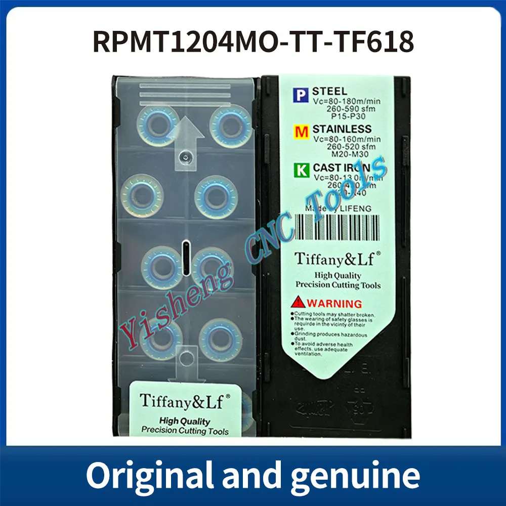 

DESKAR 100% Original RPMT1003MO-TT RPMT1204MO-TT LF6018 TF618 LF6028 CNC cutting tool indexable threading carbide insert