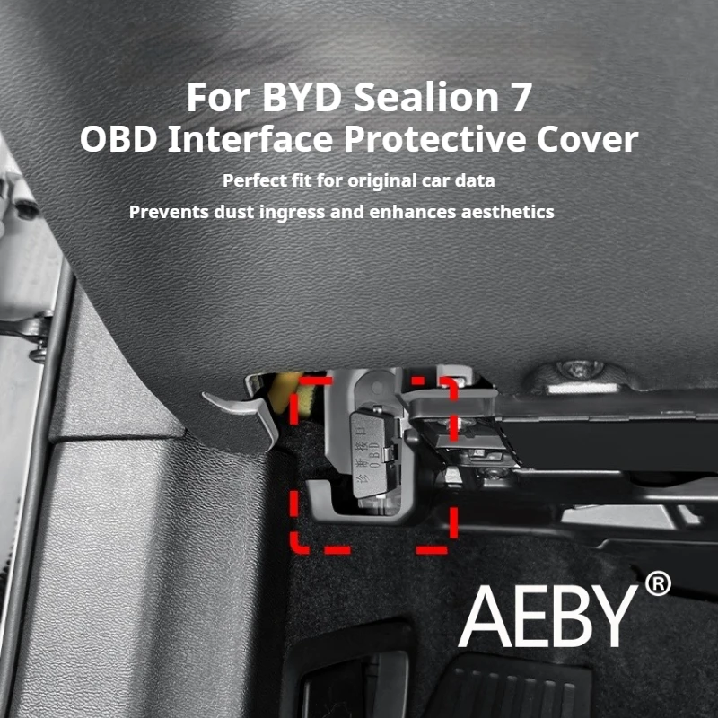 

AEBY For BYD Sealion 7 2024 OBD Connector Protective Cap Custom Fit Dust Plug for Diagnostic Interface, Auto Interior Part