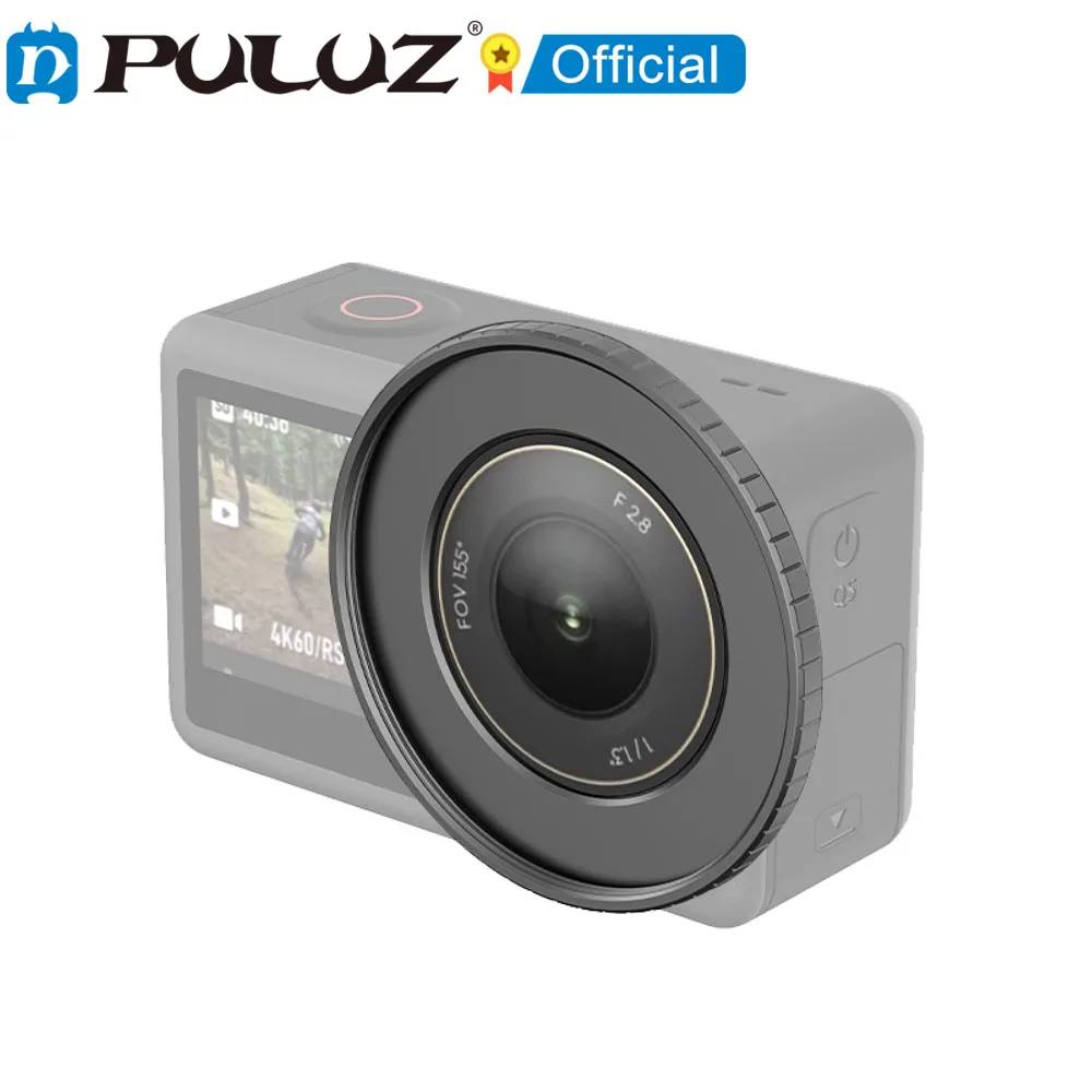 PULUZ Filter Bracket Adapter Mount For DJI Action 5 Pro / 4 Filter Holder Metal Protective Filter Frame Aluminum Accessories