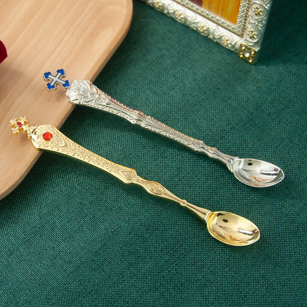 HT Orthodox Church Product Supplier Hoy Water Spoon Religious Ritual Accessories Sacrament Chalice Лжица \