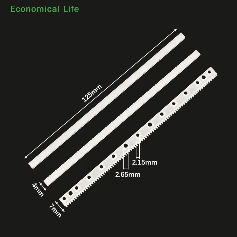 플라스틱 기어 랙 드라이브 스프로킷, 동기 휠 장난감 액세서리, 83 톱니 기어 바, 125mm, 10 개