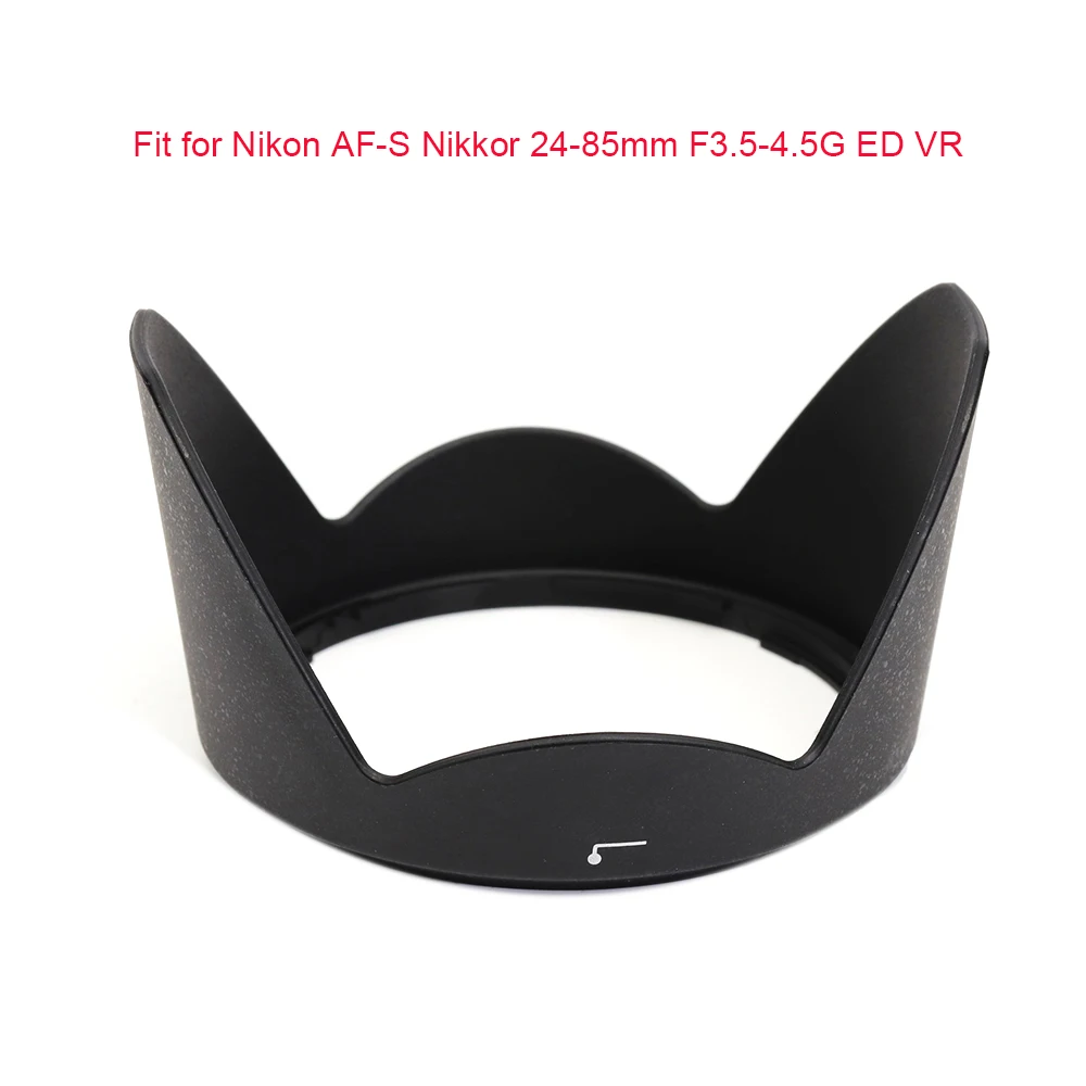 HB-63 Bayonet Lens Hood Replace For Nikon AF-S Nikkor 24-85mm F3.5-4.5G ED VR Camera Lens Hood