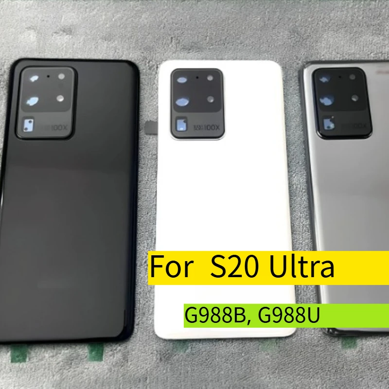Задняя крышка-корпус для S20 Ultra (G988B, G988U) из стекла, запасная часть