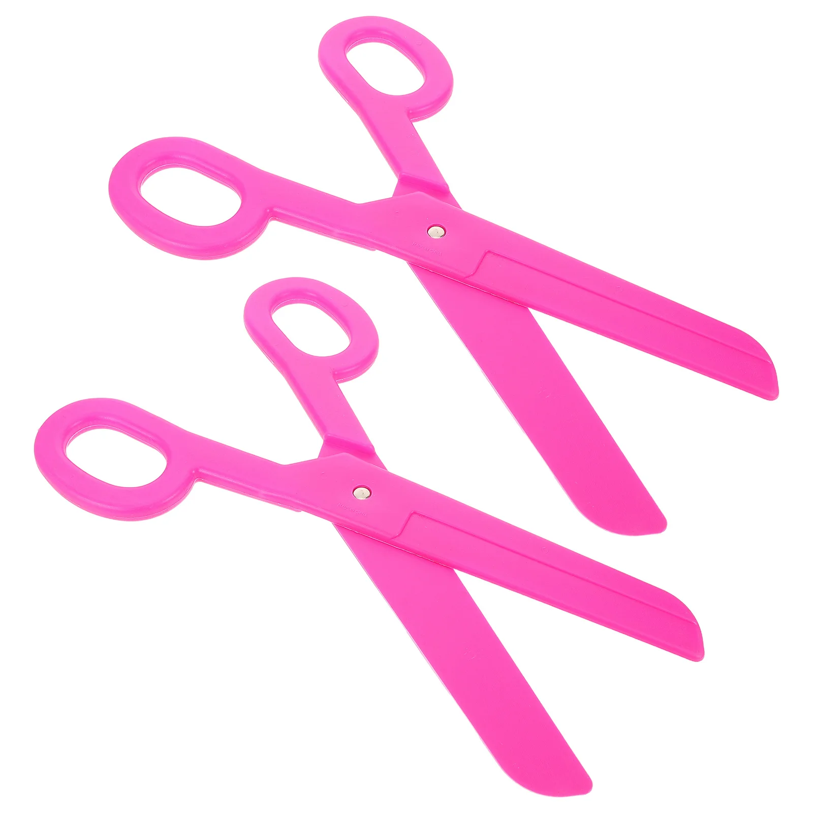 

2pcs Giant Clown Scissors Oversized Plastic Stage Props For Circus Party Decor Halloween Costume Accessories Theater Performance