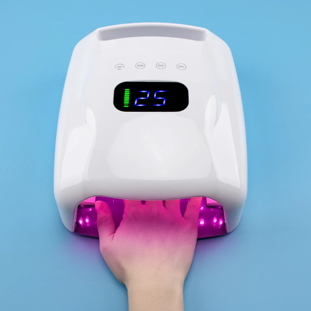 Neue Hochleistungs-LED-UV-Nagellampe mit 96 W, hochwertigem ROT-Licht und einzigartigem Design für den Salon