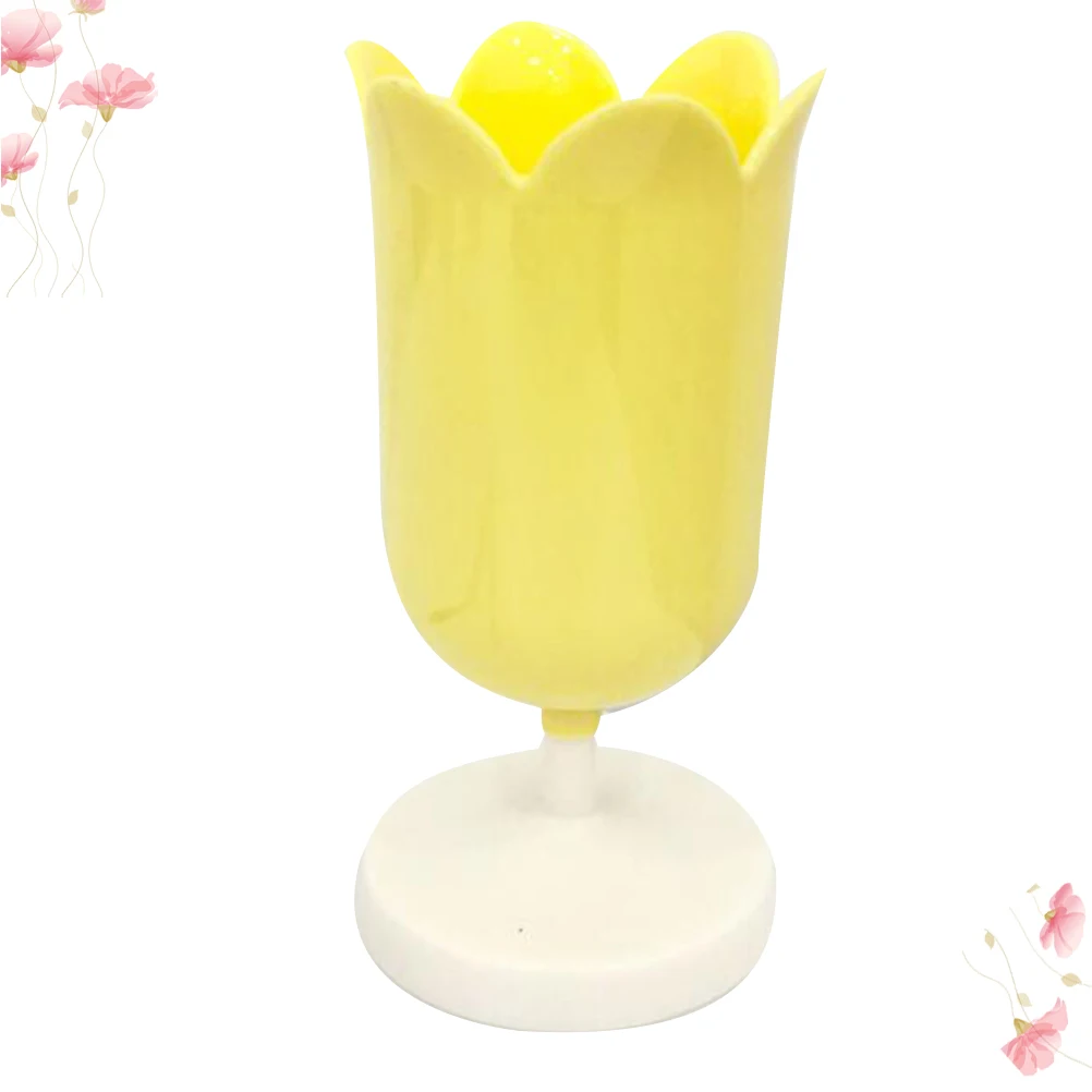 

Petal Shaped Holder Storage Canister Petal Shaped Sundries Organizer for Desk Organizing Pens Pencils Brushes Keeps Neat Stylish