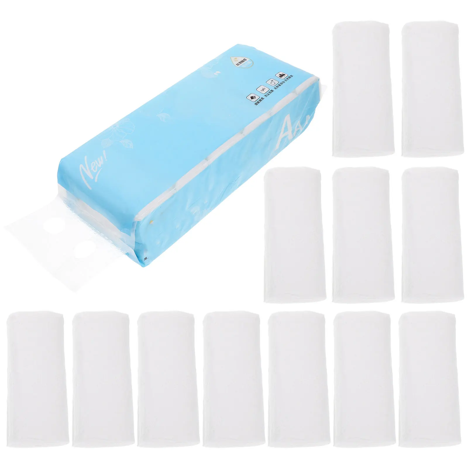 

12 рулонов безсердечниковной туалетной бумаги, 5-слойная, из высококачественной древесной целлюлозы, мягкая, но прочная, впитывающая, для дома, офиса, отеля, ресторана