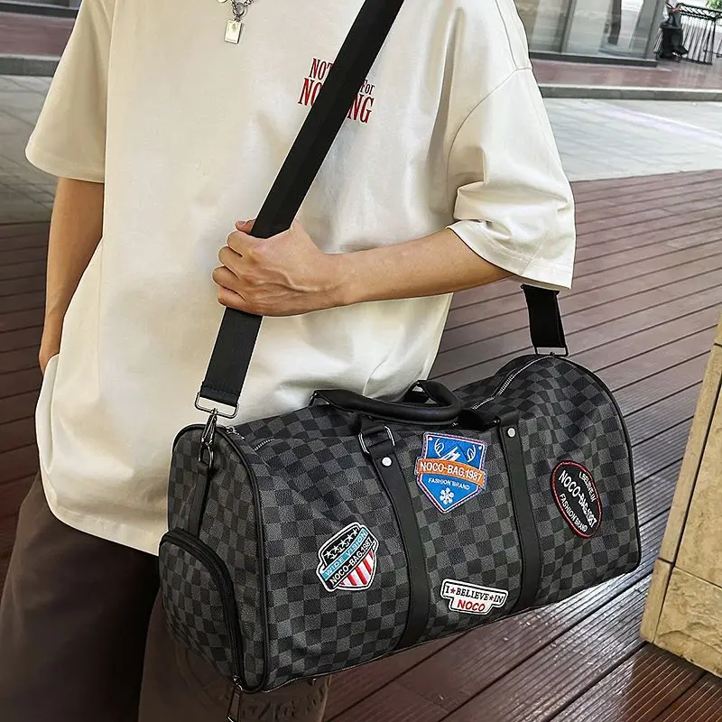 

2025 New Crossbody Short Trip Bag for Men & Women, Large Capacity Travel Duffle for Business Commute Gym Shoulder Hand Tote