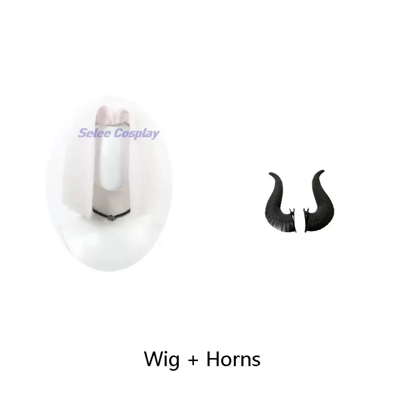 Hazbin Lute Wig Angel Cosplay White hair Hotel Anime Cosplay Halloween Carnaval Fancy Party Silver Color Anime Cosplay Prop