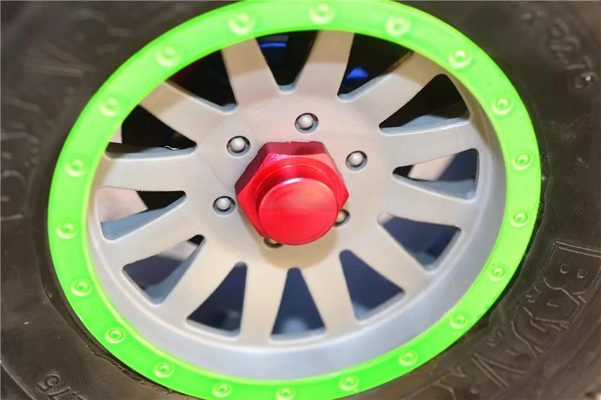 محول سداسي من الألومنيوم GPM (+2 مم) لأجزاء LOSI 1/6 Super Baja Rey RC