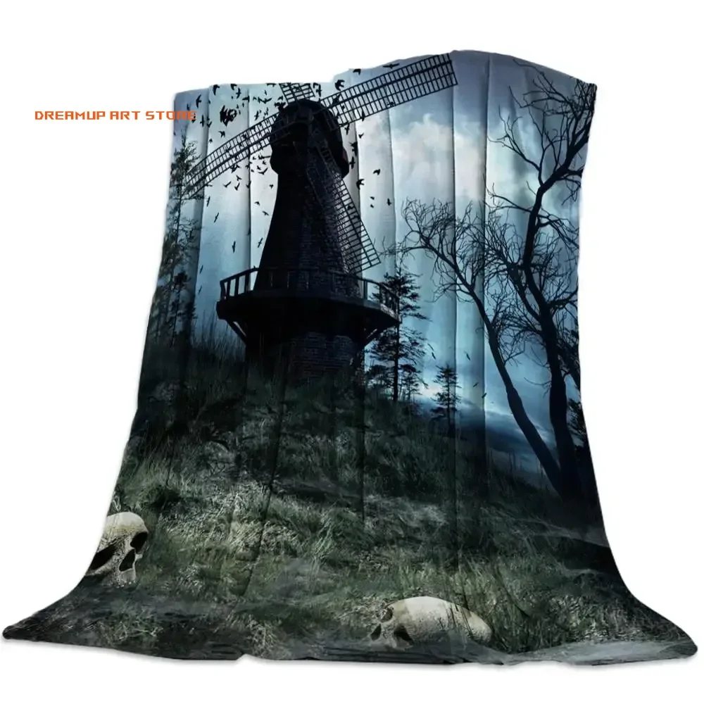 2026 Fleece Throw Bed Blanket Lightweight Super Soft Cozy Whole Lotta Horror Skull Bones Blanket Gift For Adults Kids Queen King