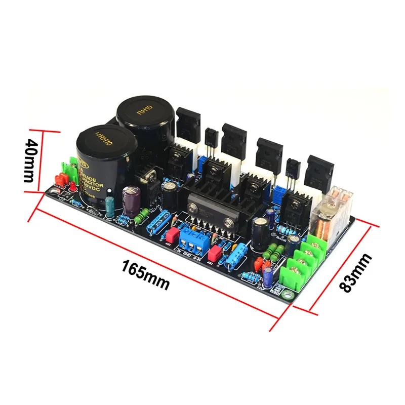 Hifi MOSFET المنزل مكبر صوت مجلس IRF240 + IRF9240 منفصلة FET مجال تأثير الترانزستور مكبرات الصوت وحدة 120 واط * 2 أمبير مجلس #2
