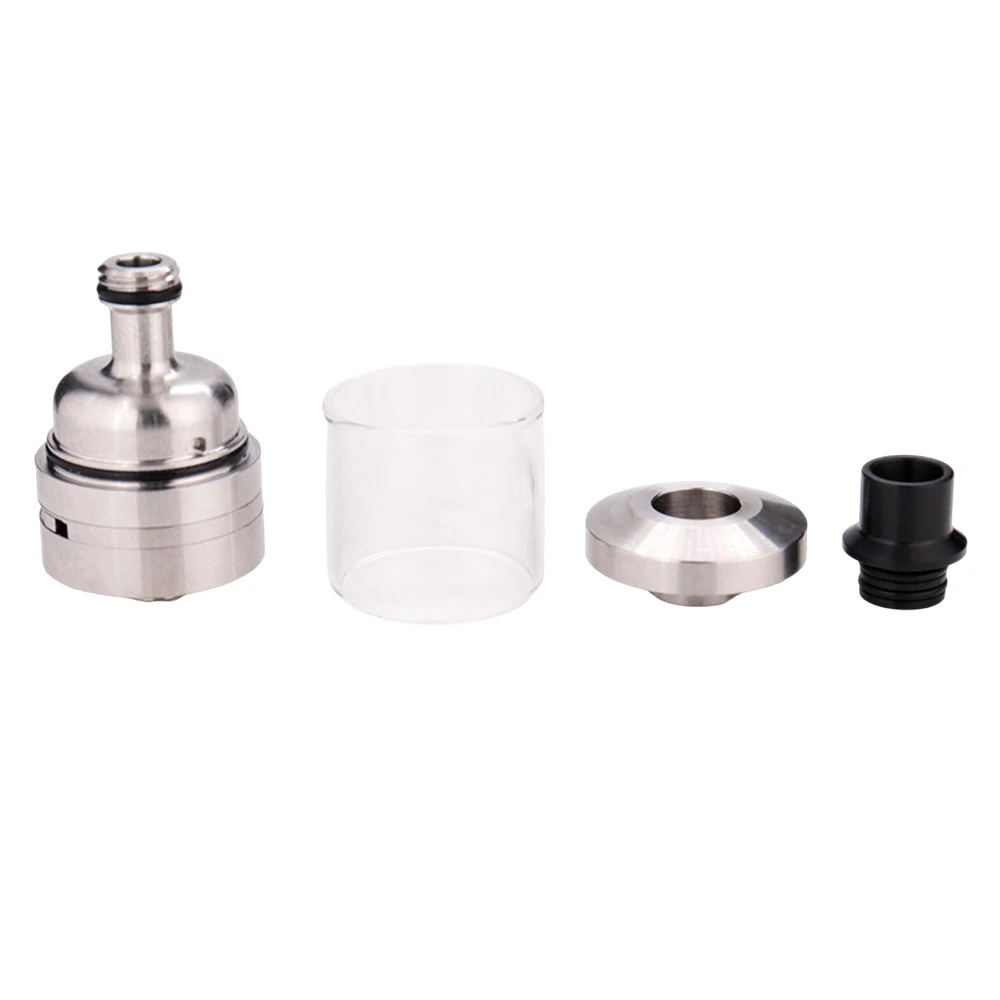 Cigarrillo electrónico NarVa RTA 316SS 3,5 ml 22mm flujo de aire ajustable 510 Punta de goteo reemplazable tanque PCTG para tanque de vapeo de rosca 510 MTL RTA