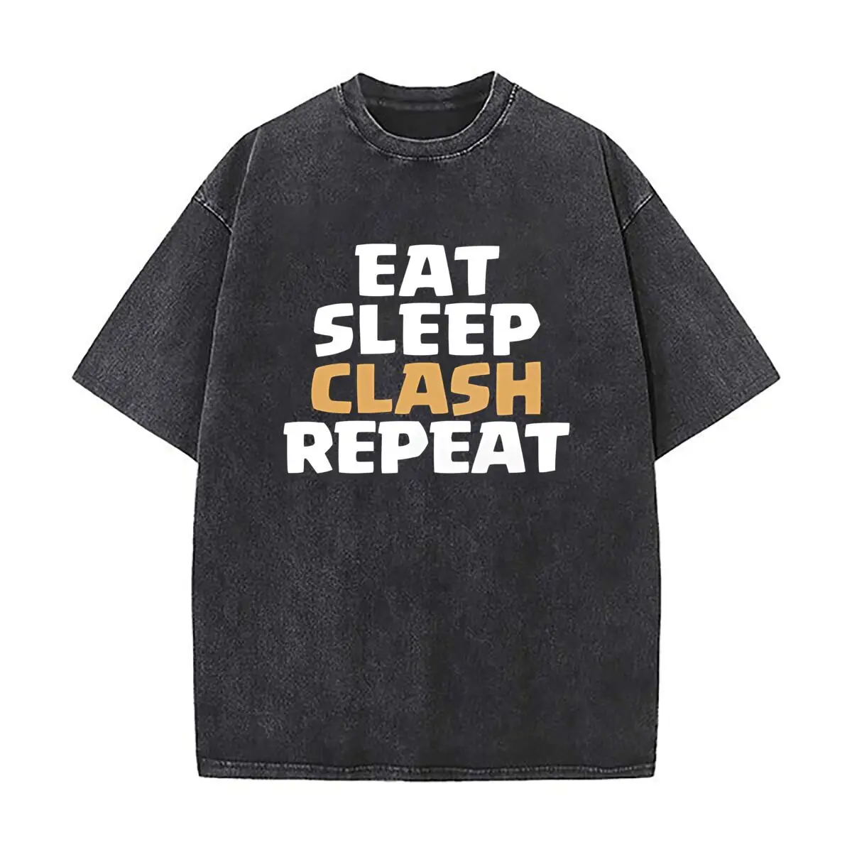 Eat Sleep Clash Repeat T Shirt 100% Pure Cotton Eat Sleep Repeat Clans Video Games