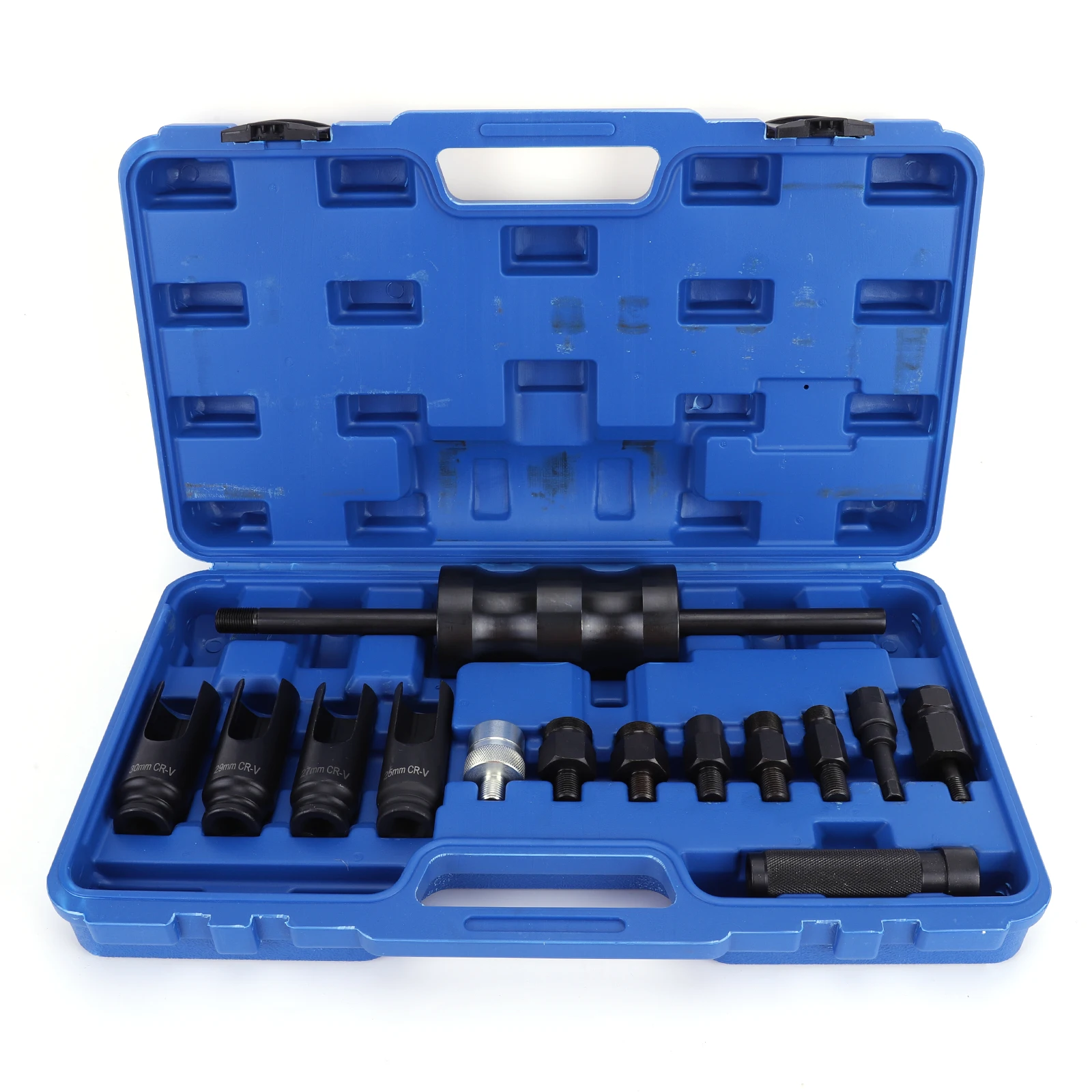 

14pcs Universal Injection Puller Extractor Kit Tool Injector Remover Common Rail Adaptor for Bosch Delphi Siemens