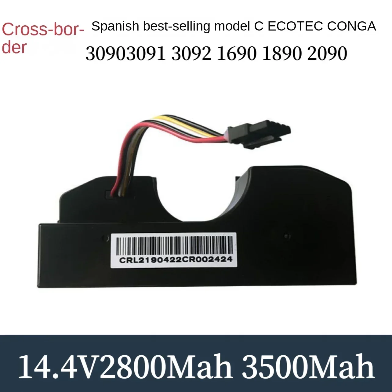 

For CECOTEC CONGA3090 3091 3092 1690 1890 20902290 Sweeper Battery