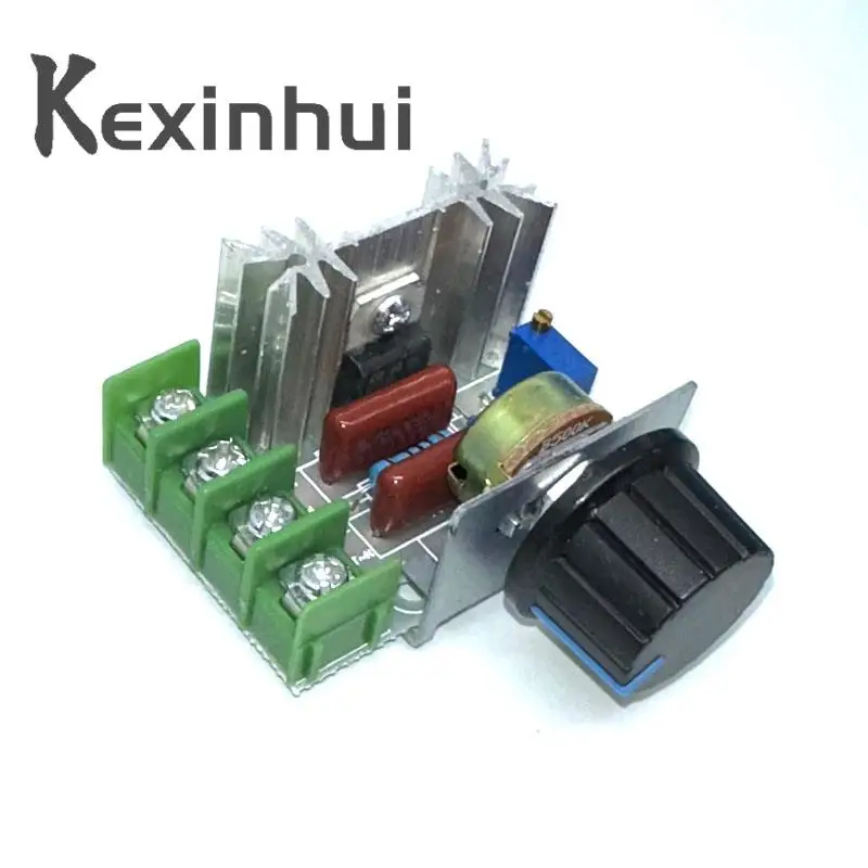 AC 220V 2000W SCR Voltage Regulator Dimming Dimmers Motor Speed Controller Thermostat Electronic Voltage Regulator Module