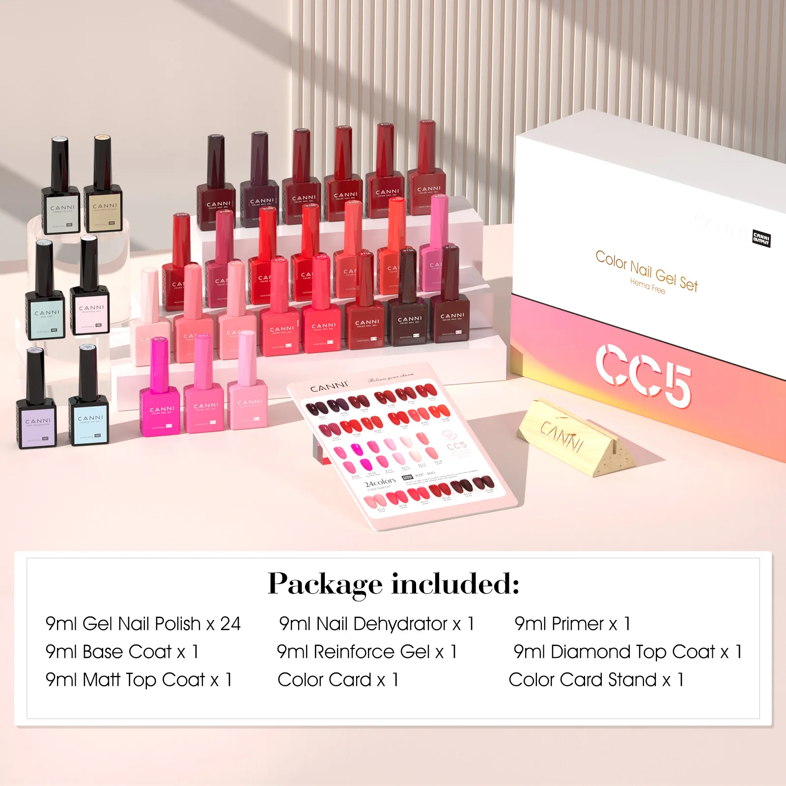 CANNI 30-teiliges Nagel-Gel-Nagellack-Set CC Collection TPO/Hema Free Fall Nails Weihnachts-Gel-Lack Soak Off Semi Permanent Gel-Set – Detail 12