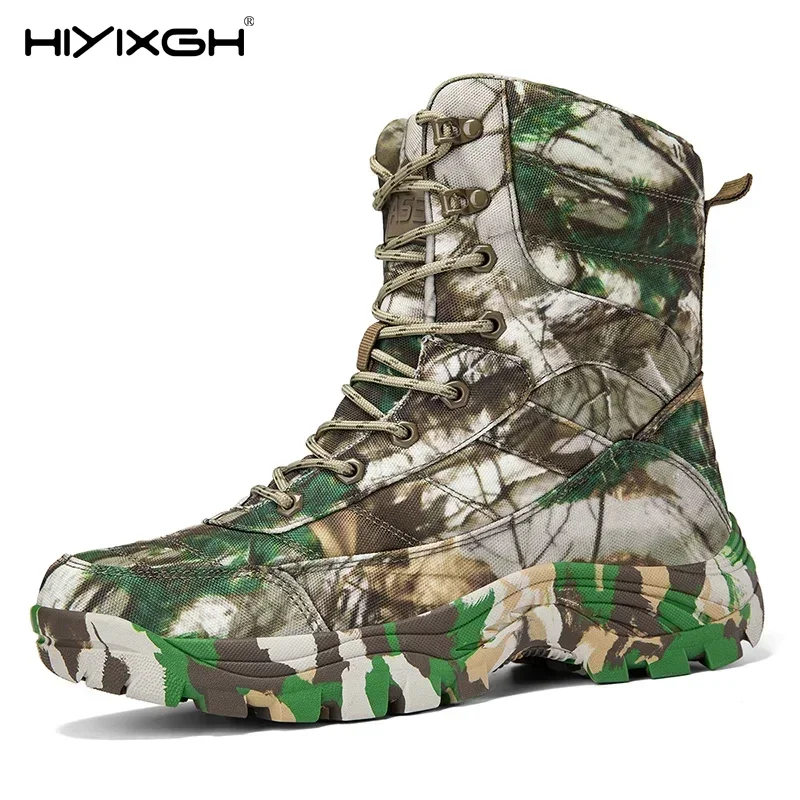 Military Boots 46 47 Men Special Force Desert Tactical Forces Field Shoes Outdoor Male Tracking Men's Tactical Boot Work Shoes