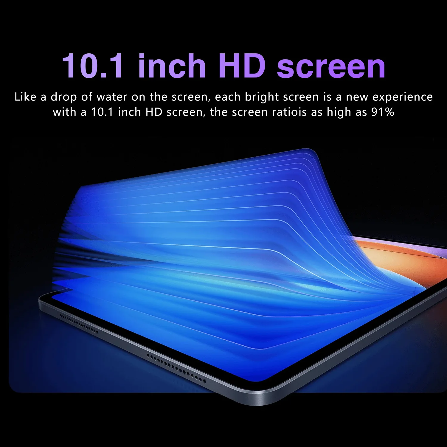 WM 10.1 Inch Tablet Android 14 Phablet Support phone SIM cards 12GB RAM 512GB ROM 4 Cores,1TB Expand,1280x800 IPS Screen 5000MAH