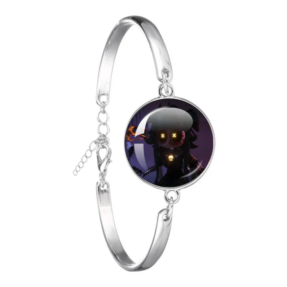 Murder Drone Uzi x N Cartoon V Fan Art Bracelets Art Alloy Cabochon Glass Bracelet Bangles Handmade Jewelry Gifts