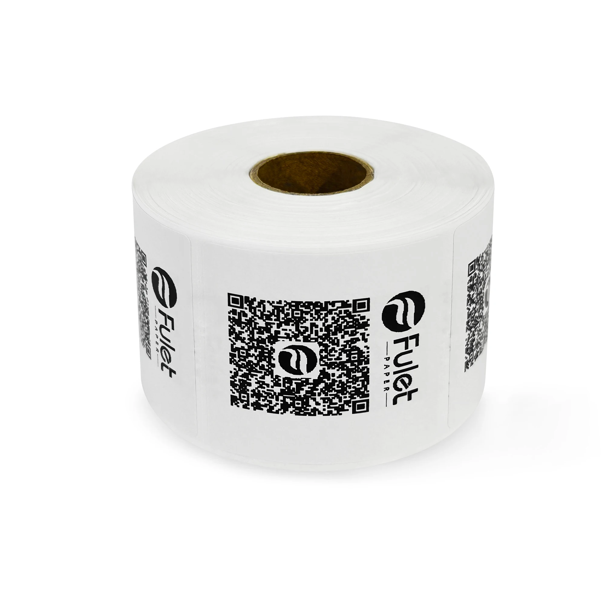 Custom square Labels 51 X 51mm Thermal Paper Labels 2x2 Inch 750 labels per roll Permanent Adhesive 25mm Core