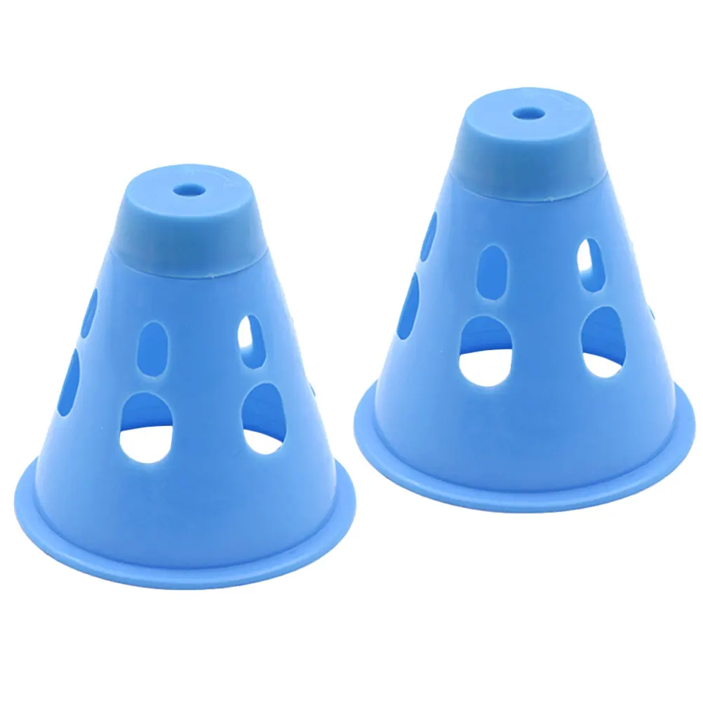 

2pcs Tent Peg Warning Cap Lightweight Portable Camping Nail Cover Outdoor Tools Child Safety PE Accessories Hiking Supplies