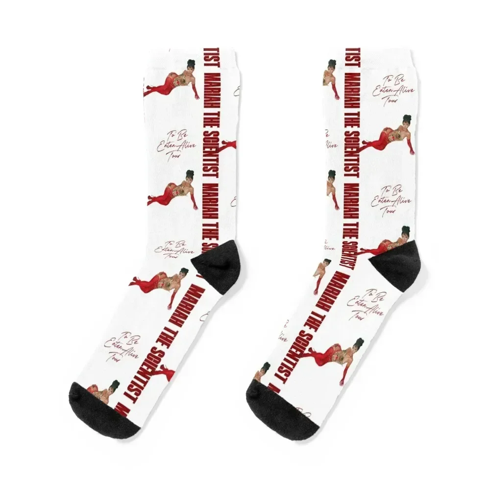 mariah the scientist Socks gift Children's aesthetic sport Male Socks Women's anime loose bright garter Socks Men Women's