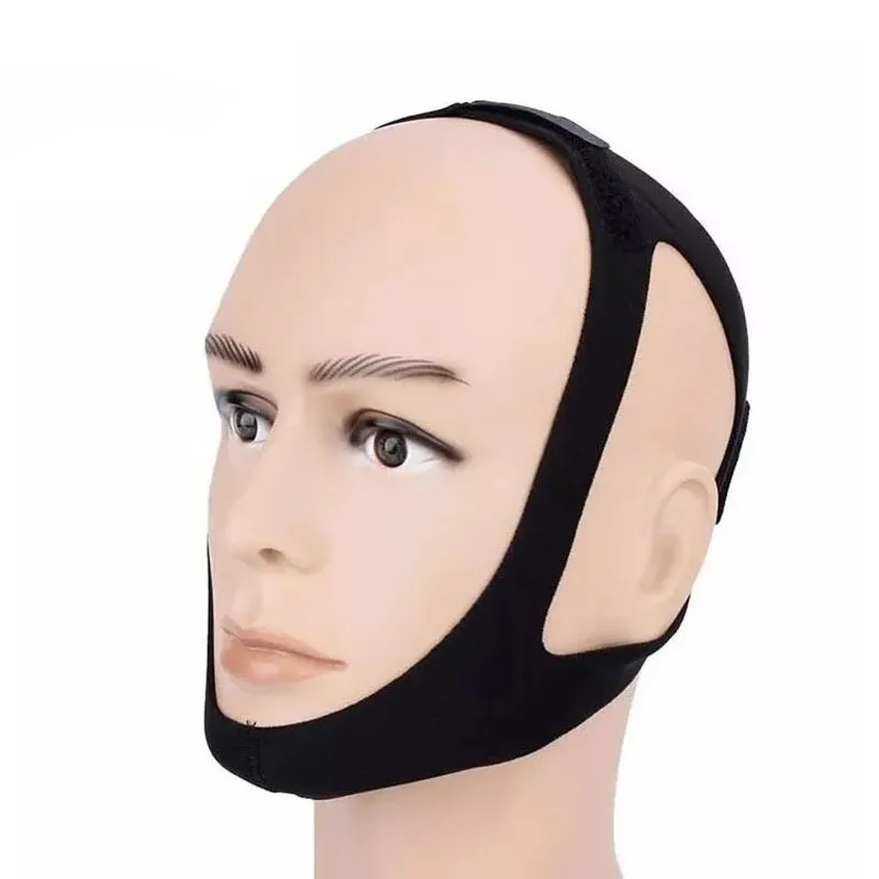 1Pcs Adjustable Anti Snoring Chin Strap Device Snore Stopper Supports Jaw to Effectively Stop Snoring Natural Comfortable