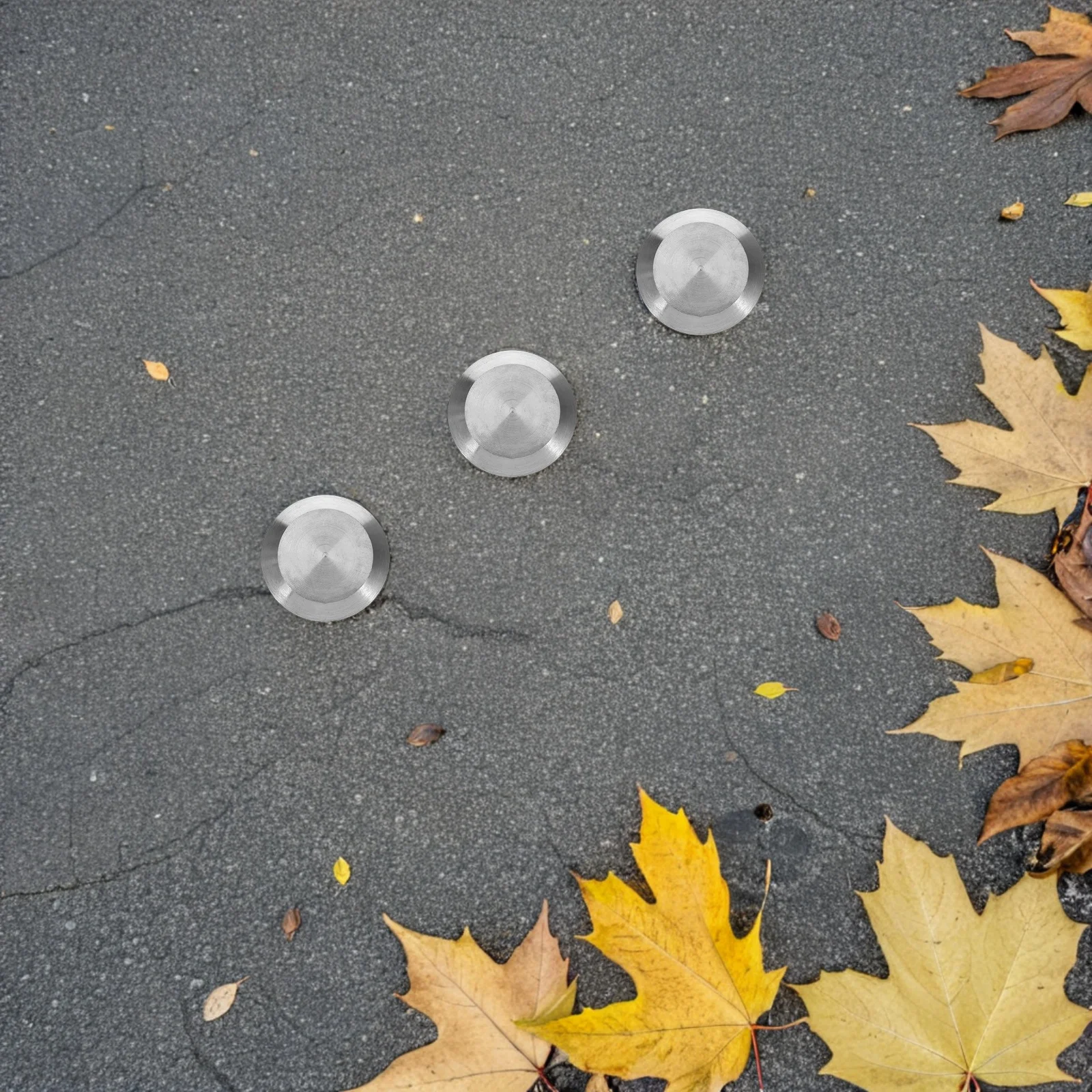 10 قطعة ترصيع اللمس المستديرة الصغيرة 3.5x3.5 سنتيمتر المضادة للانزلاق أعمى الطريق مسمار ترصيع التوافق العالمي مع منصات سلالم المسارات #1