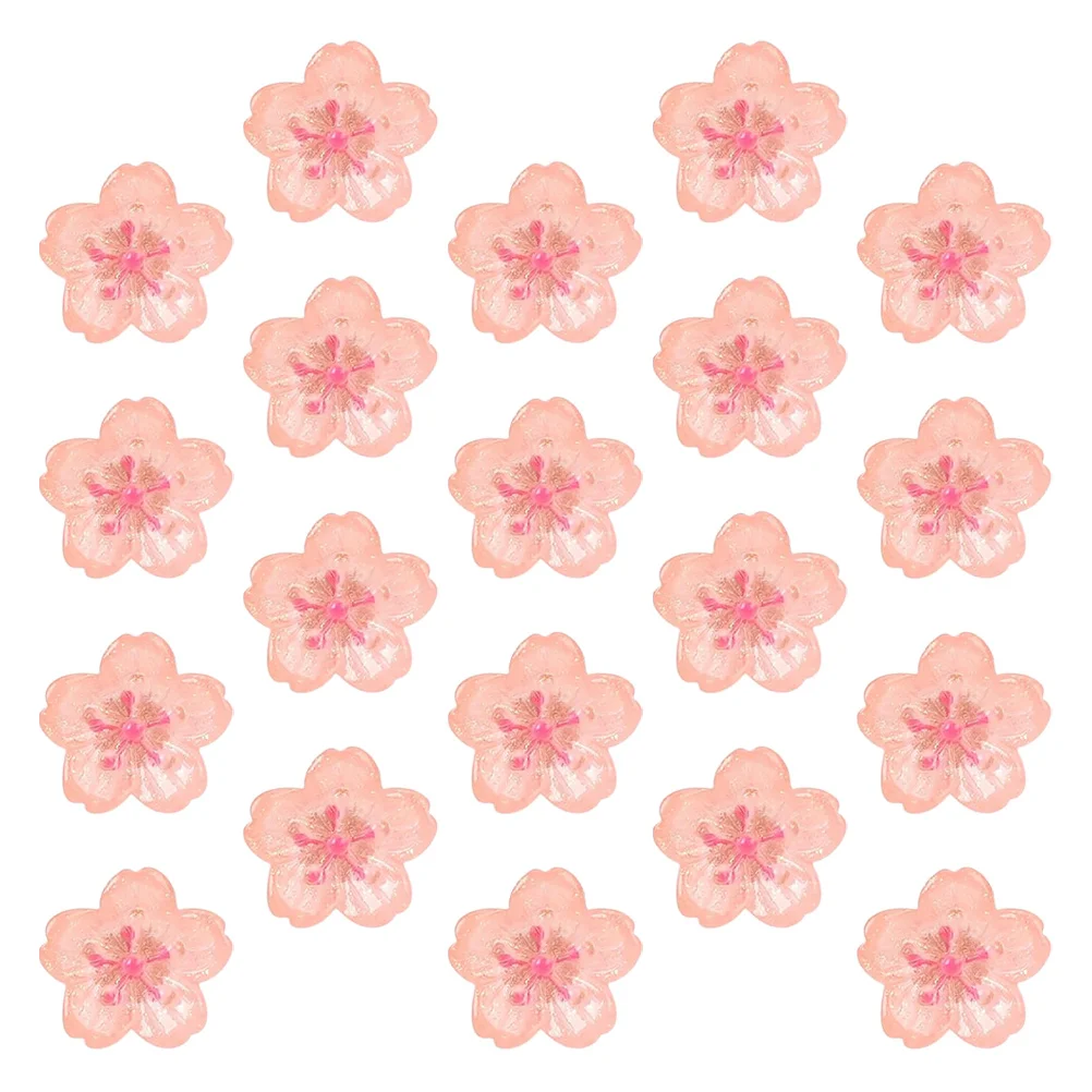 

30Pcs Pink Cherry Blossom Push Pins Decorative Flower Pushpins for Cork Board Bulletin Board Office Desk Accessories