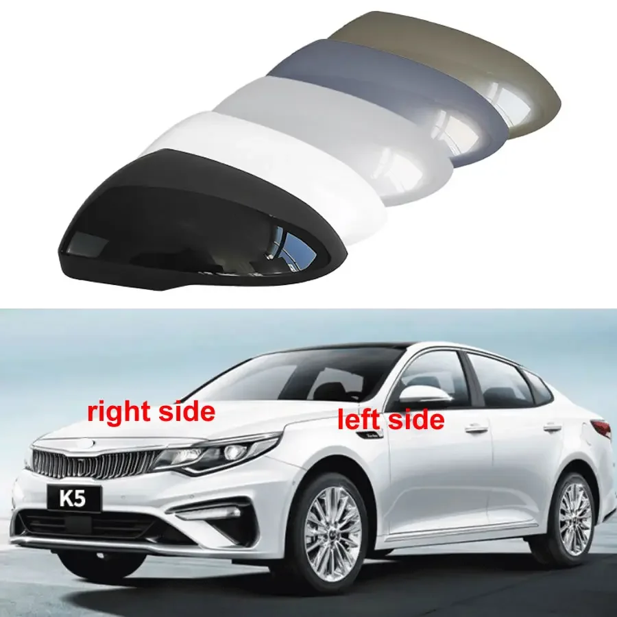 

For Kia K5 2016 2017 2018 2019 Car Accessories Rear Mirror Cover Shell Rearview Wing Mirrors Cap with Painted Color 1PCS