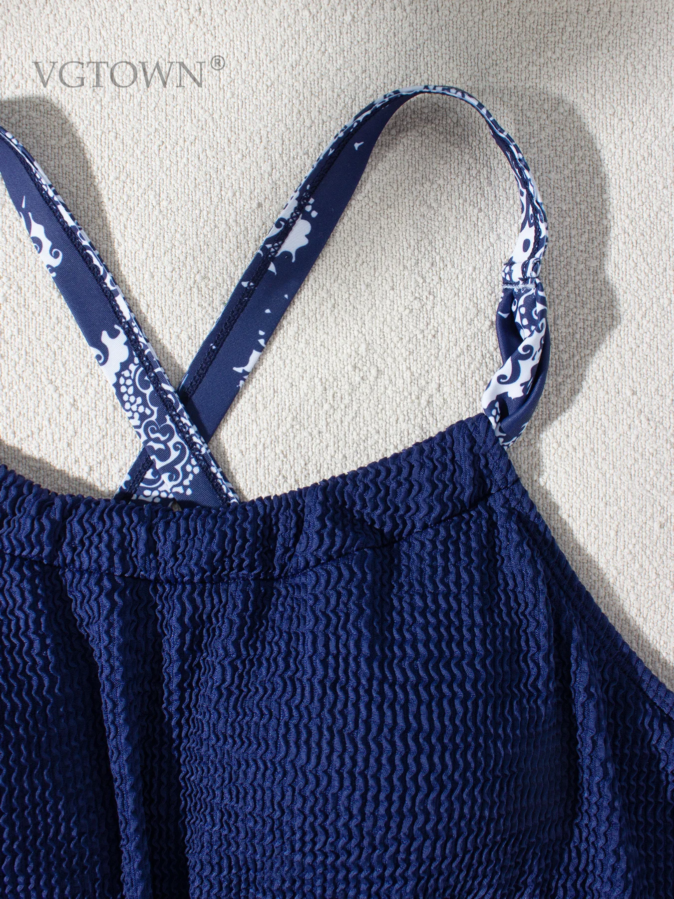 2026 طباعة مربوطة 2 قطعة حجم كبير Tankini مجموعة النساء كبيرة عالية الخصر كبير ملابس السباحة سيدة المرقعة السمين متعرج ثوب السباحة